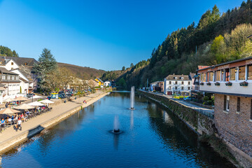 Fototapeta premium View of Vianden village, Luxembourg