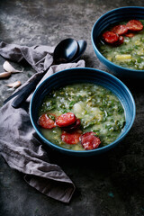 Caldo Verde. Traditional Portuguese Soup