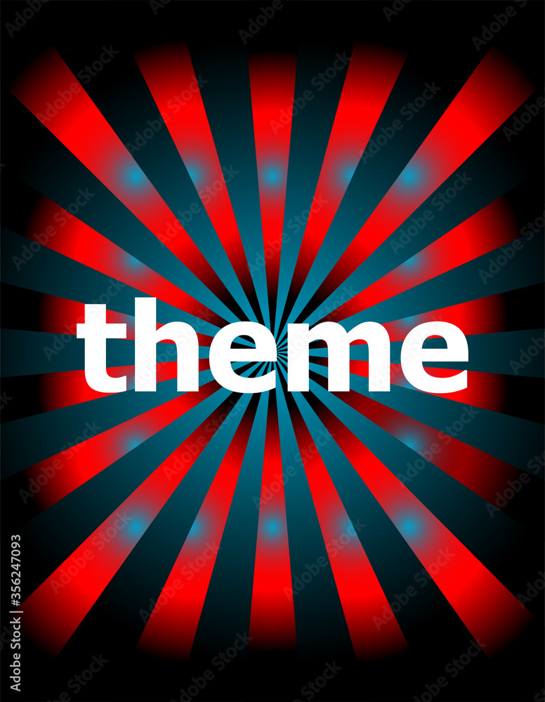 Poster text theme on digital background. information concept . for web and mobile app, template design, bus