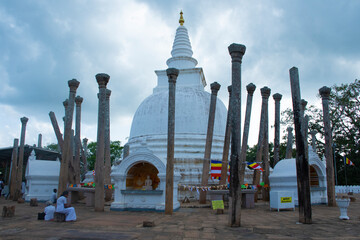 Thuparamaya temple in Anuradhapura