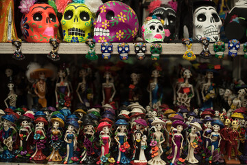 Fototapeta premium Mercado de la Ciudadela Mexico city, Nov 01 2017 The Ciudadela Market A place where you can find any kind of Mexican handcraft and folk art