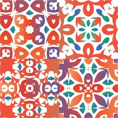 Decorative color ceramic talavera tiles.