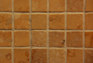 Texture of fine ceramic tiles close up