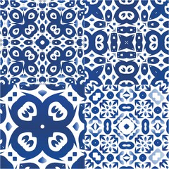 Ceramic tiles azulejo portugal.