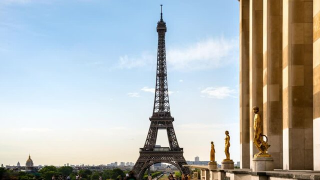 Eiffel Tower seen from Trocadero