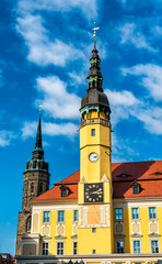 Obraz premium Bautzen town hall in Germany