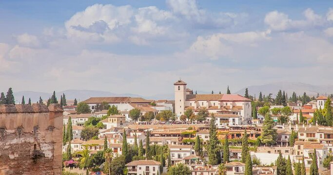 Timelapse San Nicol&aacute;s, alhambra Granada