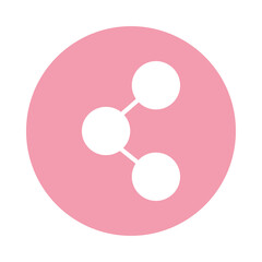 share symbol block style icon