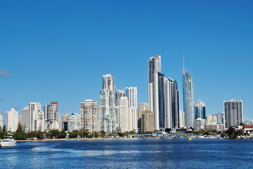 Fototapeta na wymiar Gold Coast City Skyline,