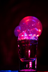 shotglas,pink, 80er, coldmedina, medina