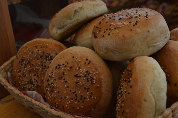 bread with sesame