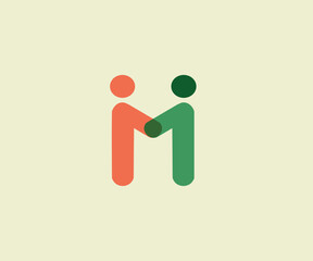 Obraz premium vector illustration of a man and woman icon
