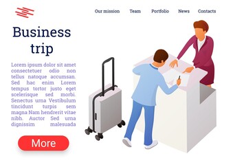 Two people interact near the reception or counter