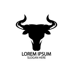 Bull horn logo and symbol template icons app