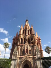 Fototapeta na wymiar Parroquia San Miguel Arcángel, San Miguel de Allende. México