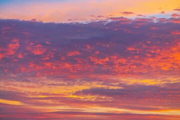 clouds NUBES COLORES evening