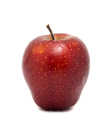 red apple isolated on white