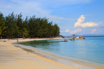 Beautiful Scenery landscape view of Mantanai Island