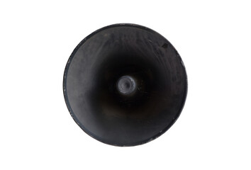 Isolaed old horn speaker with clipping paths.