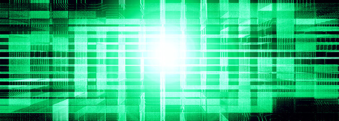 Naklejka premium green urbanism luminous background
