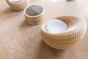 竹の椅子　 休憩所	
