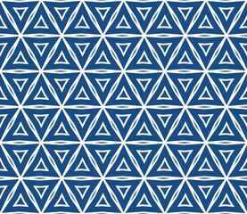 Hand drawn geometric vector pattern background.