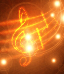  burning musical symbols