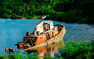 old rusty boat