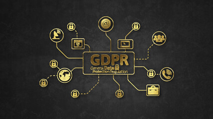 GDPR. Data Protection Regulation. Cyber security and privacy