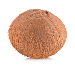Coconut isolated on white background.