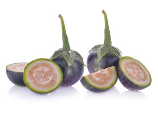 Eggplant isolated on white background