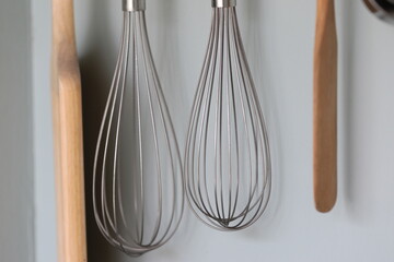 whisk on a white background