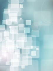 Abstract background with transparent squares.