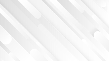 Obraz premium Creative minimal geometric with dynamic shapes abstract white background wallpaper. Trendy Eps10 vector.