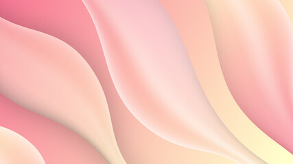 Fluid style wallpaper or abstract colorful flow shapes background 3D elements.