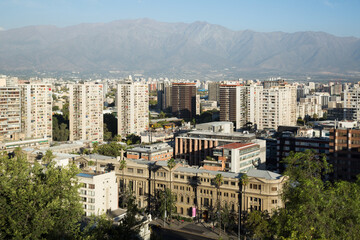 Obraz premium View of Santiago, capital of Chile