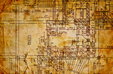 Fototapeta premium architectural drawing