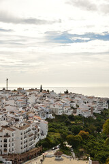 Obraz premium beautiful white village, Frigiliana, Spain 