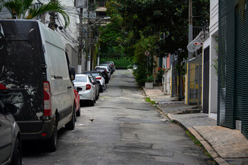 Empty streets of Sao Paulo under Lock down