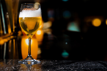 fresh cold beer