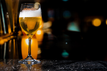 fresh cold beer