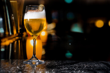 fresh cold beer