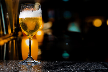 fresh cold beer
