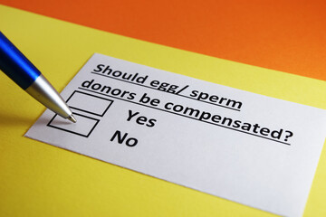Obraz premium Questionnaire
