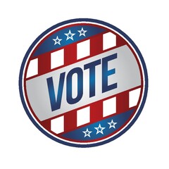 usa vote badge