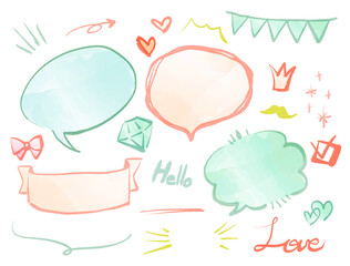 Callout patterns with different shapes