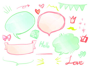 Callout patterns with different shapes