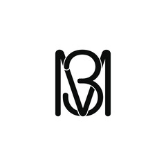 3m letter original monogram logo design