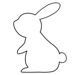 ウサギ 全身 アイコン