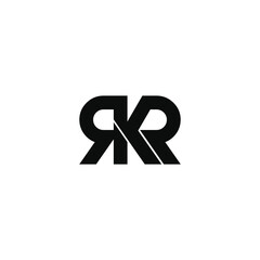 rkr letter original monogram logo design
